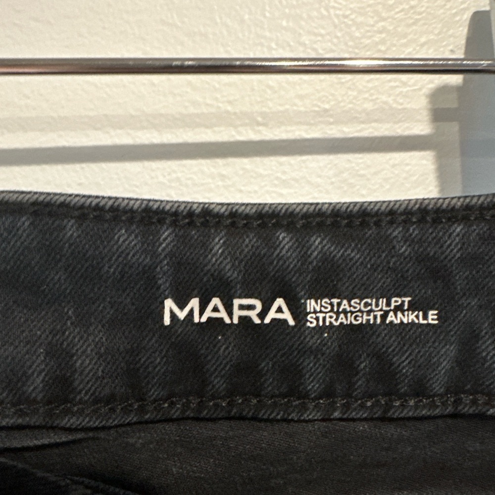 Mara Instasculpt Straight Ankle Jeans Women’s Size 30 dark Denim Pants - Picture 5 of 10